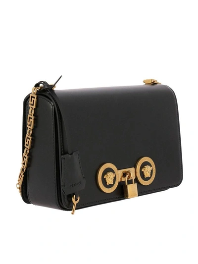 Shop Versace Crossbody Bags Shoulder Bag Women  In Black