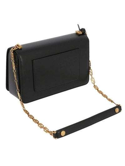 Shop Versace Crossbody Bags Shoulder Bag Women  In Black