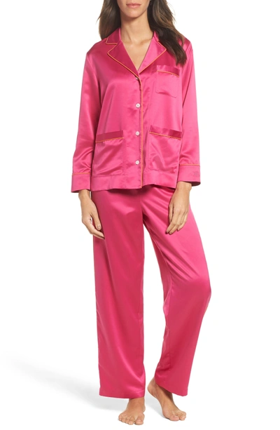Lauren Ralph Lauren Satin Pajamas In Pink | ModeSens