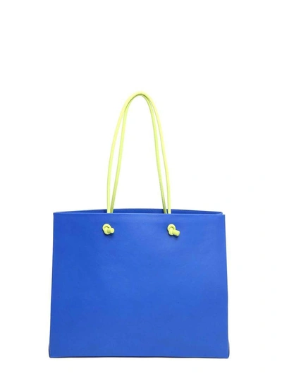 Shop Alberta Ferretti Rainbow Week Shopping Bag In Blu