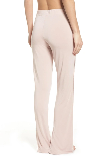 Shop Bb Dakota Higgens Side Snap Lounge Pants In Dusty Rose