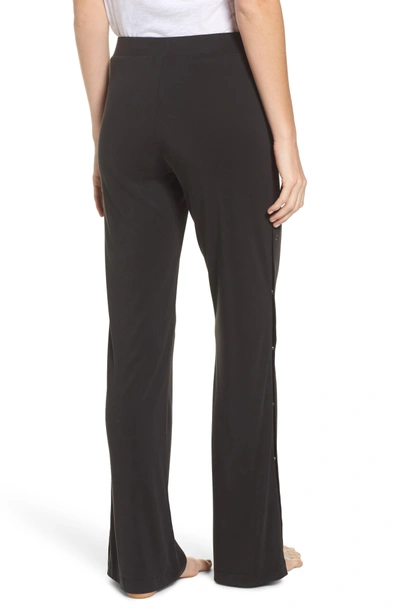 Shop Bb Dakota Higgens Side Snap Lounge Pants In Black