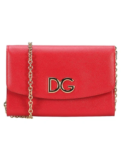 Shop Dolce & Gabbana Wallet Bag In Red