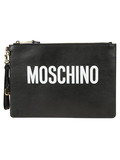 Shop Moschino Logo Clutch