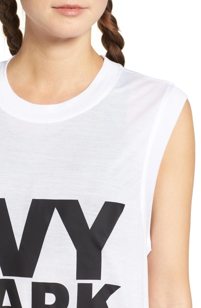 Shop Ivy Park Logo Tank In White