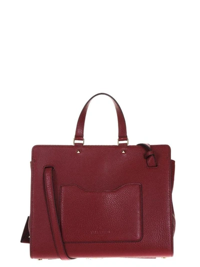 Shop Valentino Joylock Moose Printed Leather Bag In Ruby