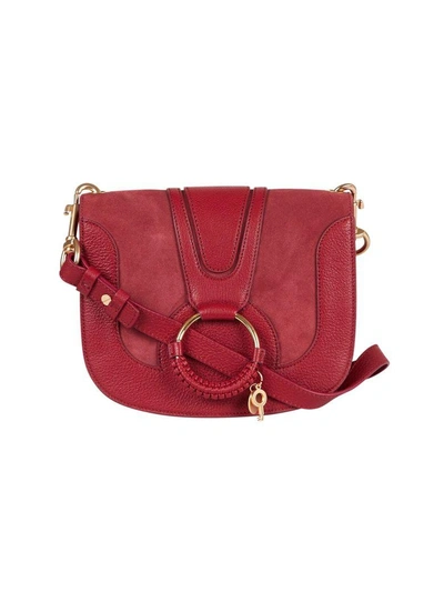 Shop See By Chloé Hana Shoulder Bag In Bordeaux Cipria