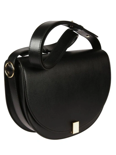 Shop Victoria Beckham Saddle Shoulder Bag In Black