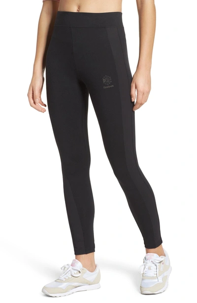 Shop Reebok Dynamic Classic Leggings In Black