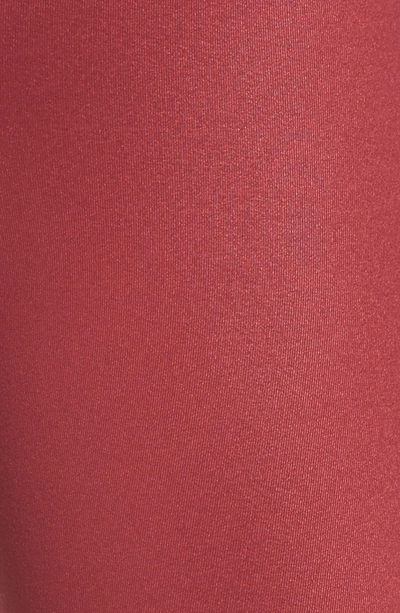 Shop Alo Yoga Airbrush High Waist Leggings In Red Velvet Glossy