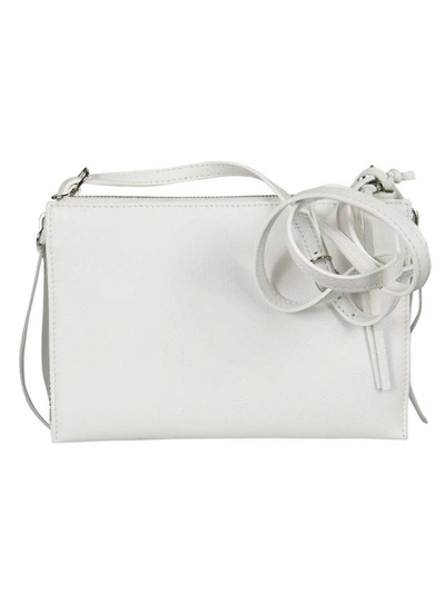 Shop Balenciaga Papier Shoulder Bag In Blanc Optique