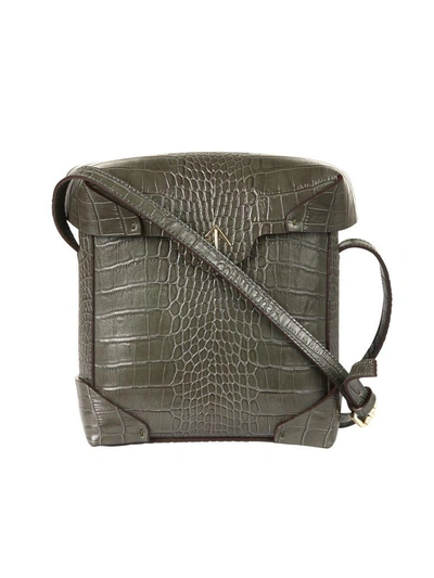 Shop Manu Atelier Mini Pristine Shoulder Bag In Verde
