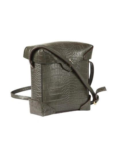 Shop Manu Atelier Mini Pristine Shoulder Bag In Verde