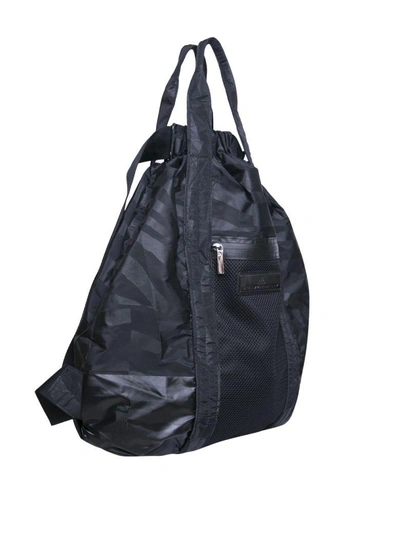 Shop Adidas By Stella Mccartney Gym Training Bag In Nero