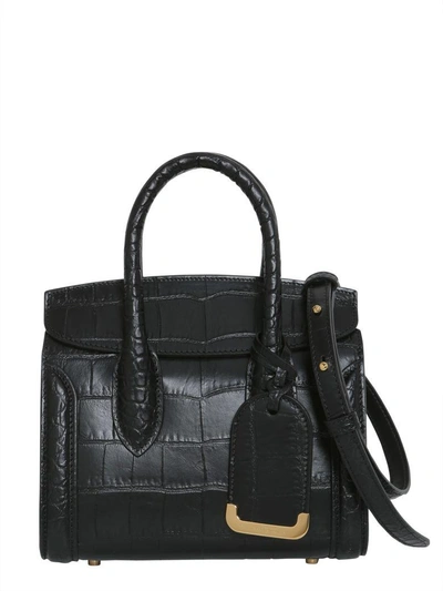 Shop Alexander Mcqueen Heroine 21 Bag In Nero