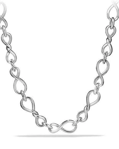Shop David Yurman Continuance Sterling Silver Twisted Link Necklace