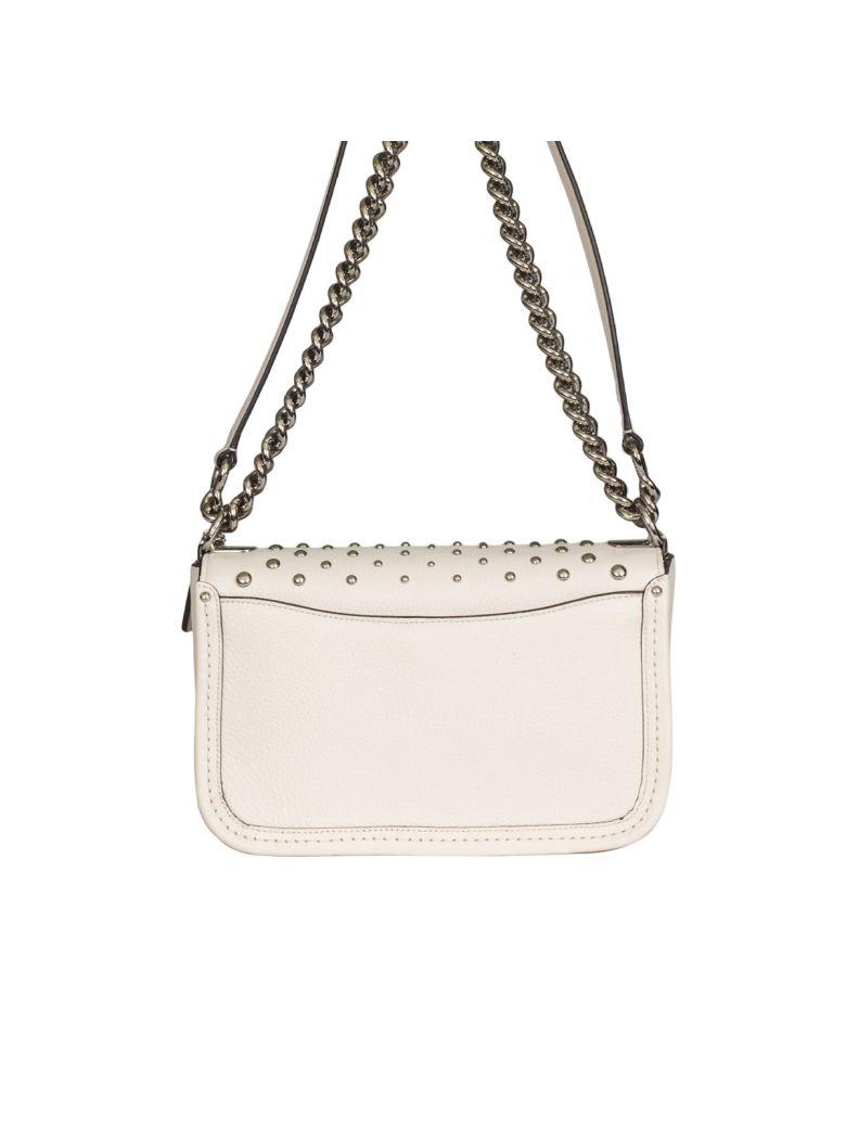 Coach Ivory Leather Shoulder Bag In White | ModeSens