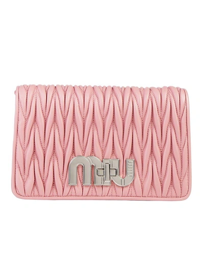 Shop Miu Miu Shoulder Bag In Pink