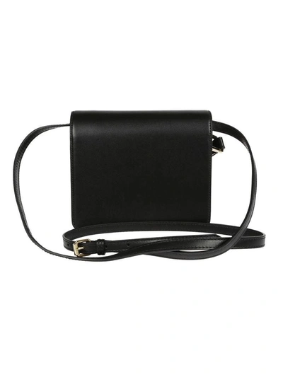 Shop Balenciaga Nano Aj Coll Double Shoulder Bag In Noir