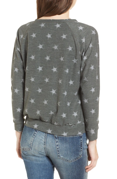 Shop Prince Peter All Over Stars Pullover In Olive