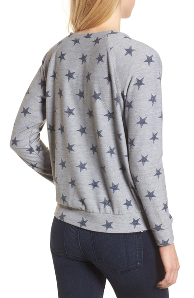 Shop Prince Peter All Over Stars Pullover In Grey