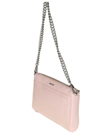Shop Rebecca Minkoff "mini Mac Crossbody" In Pink Leather In Peony