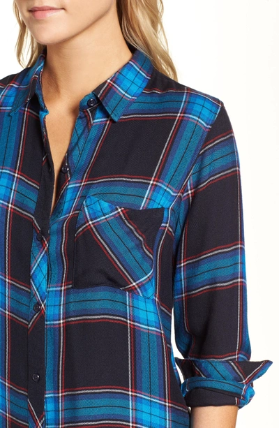 Shop Rails Hunter Plaid Shirt In Azure Midnight Ruby