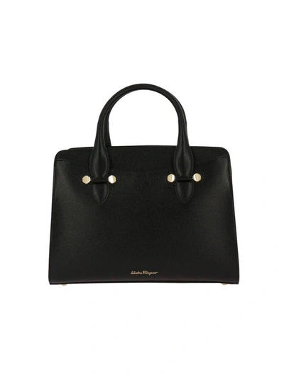 Shop Ferragamo Handbag Shoulder Bag Women Salvatore  In Black