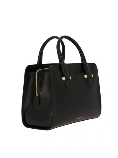 Shop Ferragamo Handbag Shoulder Bag Women Salvatore  In Black