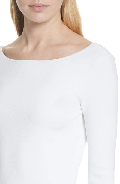 Shop Vince U-back Top In Optic White