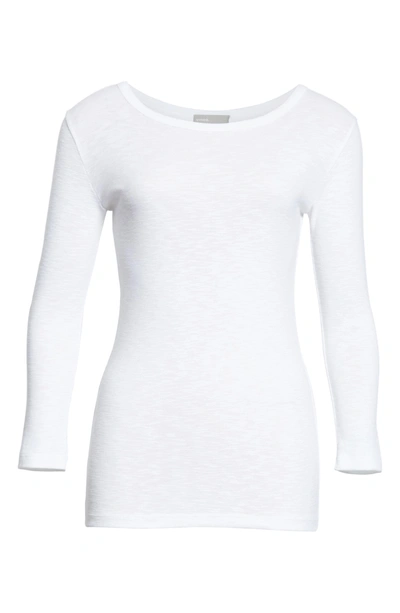 Shop Vince U-back Top In Optic White