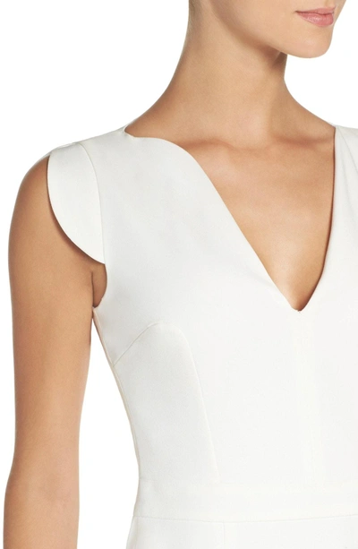 Shop French Connection 'lolo' Stretch Sheath Dress In White/ White