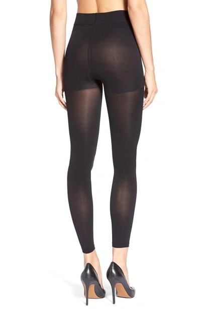 Shop Item M6 Opaque Footless Tights In Black
