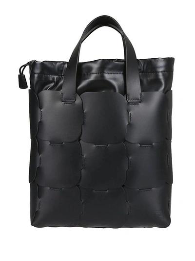 Shop Paco Rabanne Puzzle Effect Tote In Black