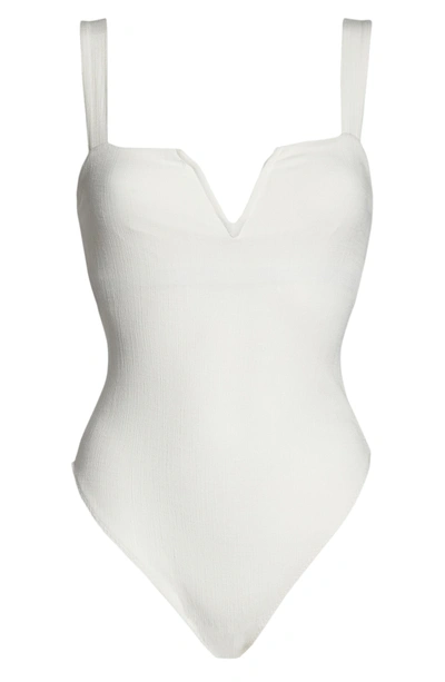 Shop Free People Pippa Thong Bodysuit In Ivory