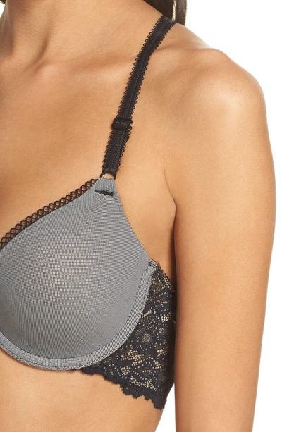 Shop B.tempt'd By Wacoal Contour Racerback Underwire Bra In Blackened Pearl