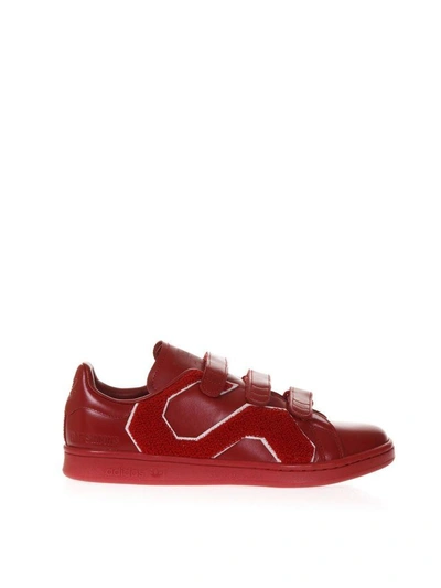 Shop Adidas Originals Rs Stan Smith Comfort Badge Sneakers In Red