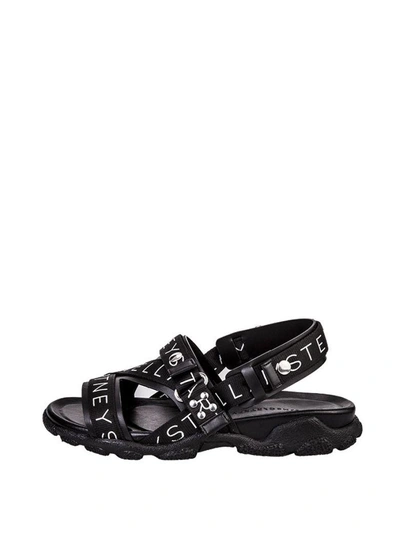 Shop Stella Mccartney Sandals In Nero Bianco