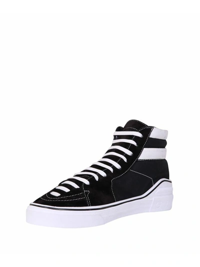 Shop Givenchy Suede-trimmed High-top Sneakers In Nero