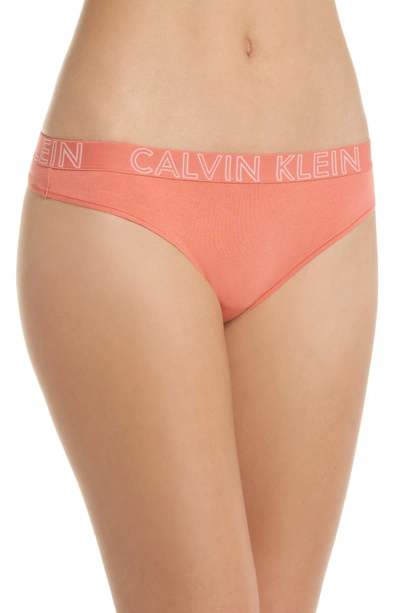 Shop Calvin Klein Ultimate Thong In Bright Quartz