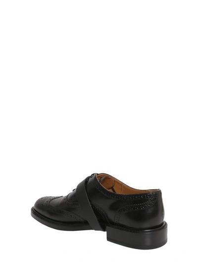 Shop Valentino Oxford Lace-up Shoes In Nero