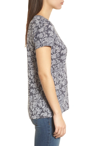 Shop Lucky Brand Print Tee In Blue Multi