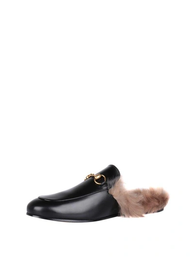 Shop Gucci Slipper Princetown Leather Slipper In Nero