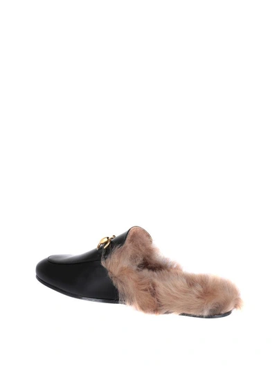 Shop Gucci Slipper Princetown Leather Slipper In Nero