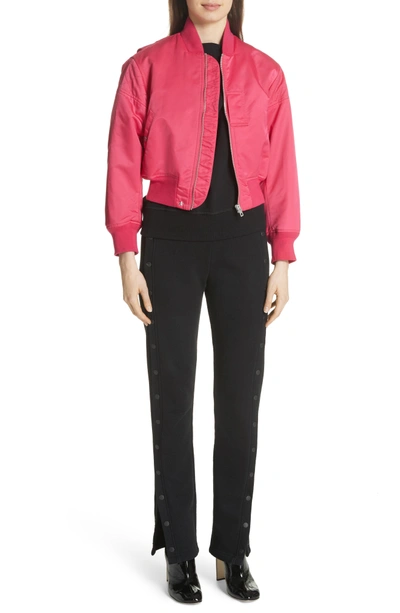 Shop Rag & Bone Wesley Bomber Jacket In Bright Pink