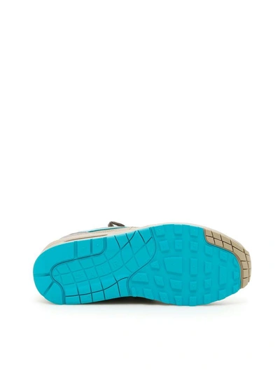 Shop Nike Air Max 1 Premium Sneakers In Ridgerock Turbo Green Khakigrigio