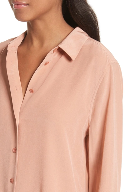 Shop Equipment Essential Silk Blouse In Wilted Rose