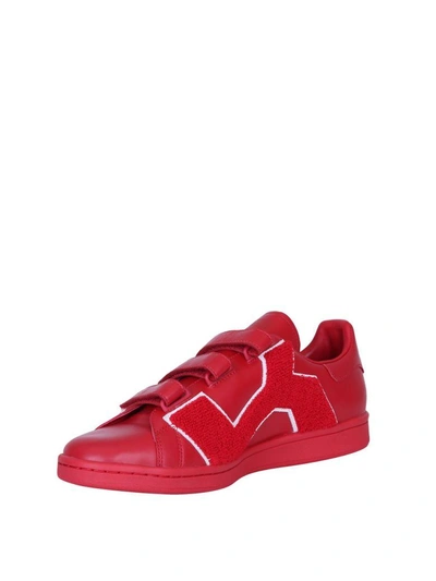 Shop Adidas Originals Stan Smith Comfort Leather Sneakers In Rosso