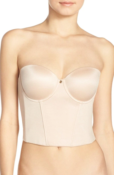 Shop Betsey Johnson Forever Perfect Convertible Underwire Bustier In Naked