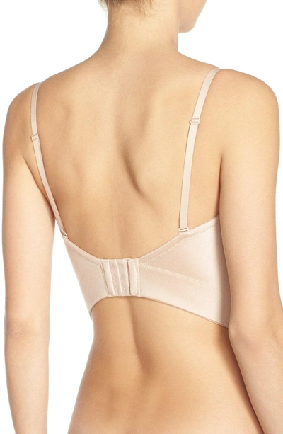 Shop Betsey Johnson Forever Perfect Convertible Underwire Bustier In Naked